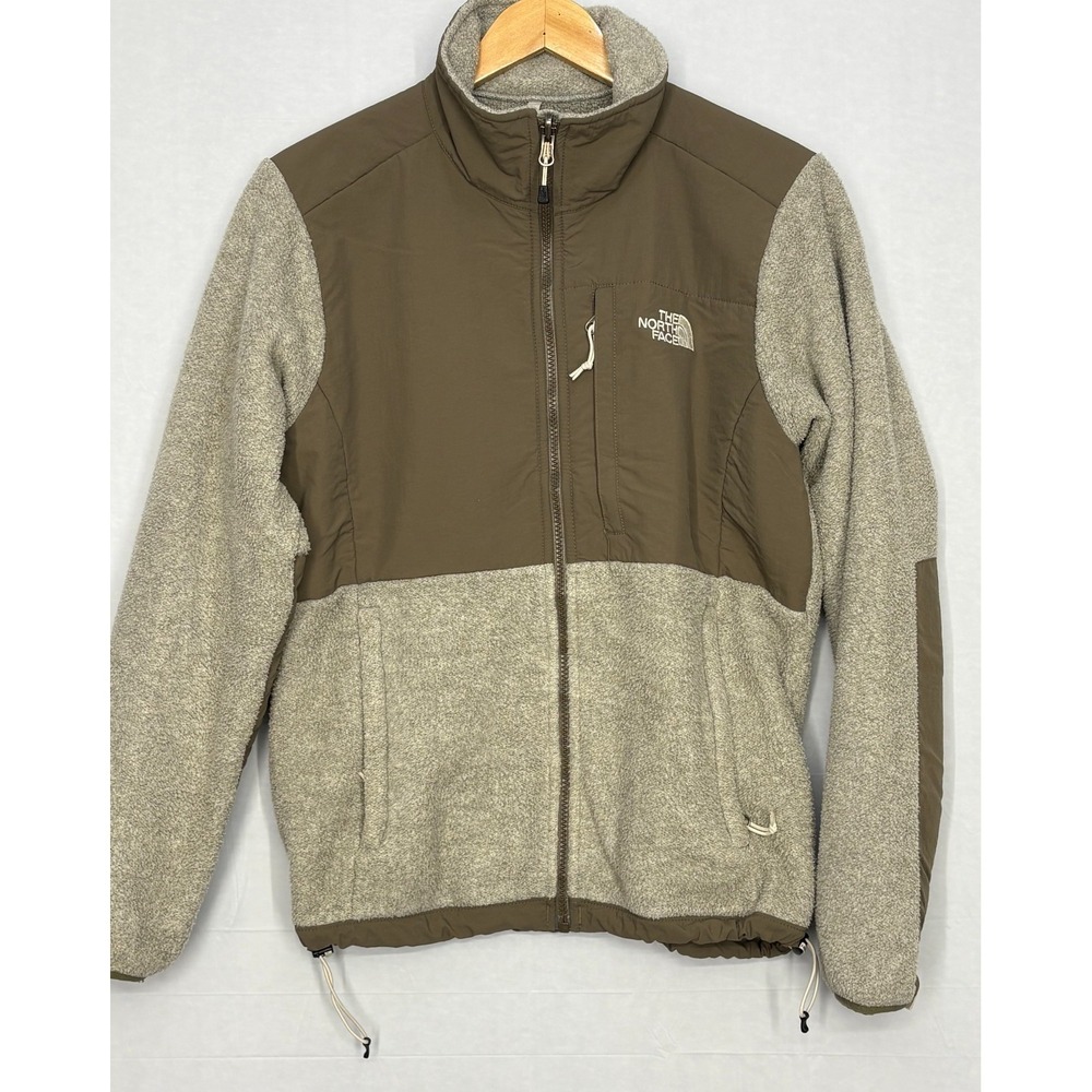 The North Face Denali Fleece Jacket Womens Brown Long Sleeve Full-Zip Outdoor M